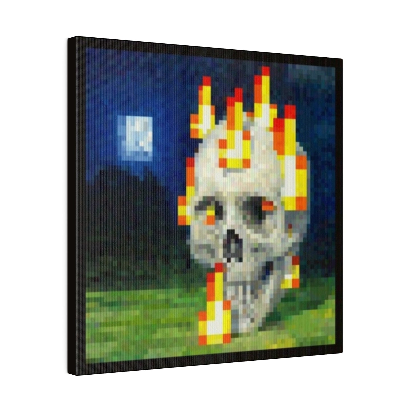 “Skull on fire” - Canvas