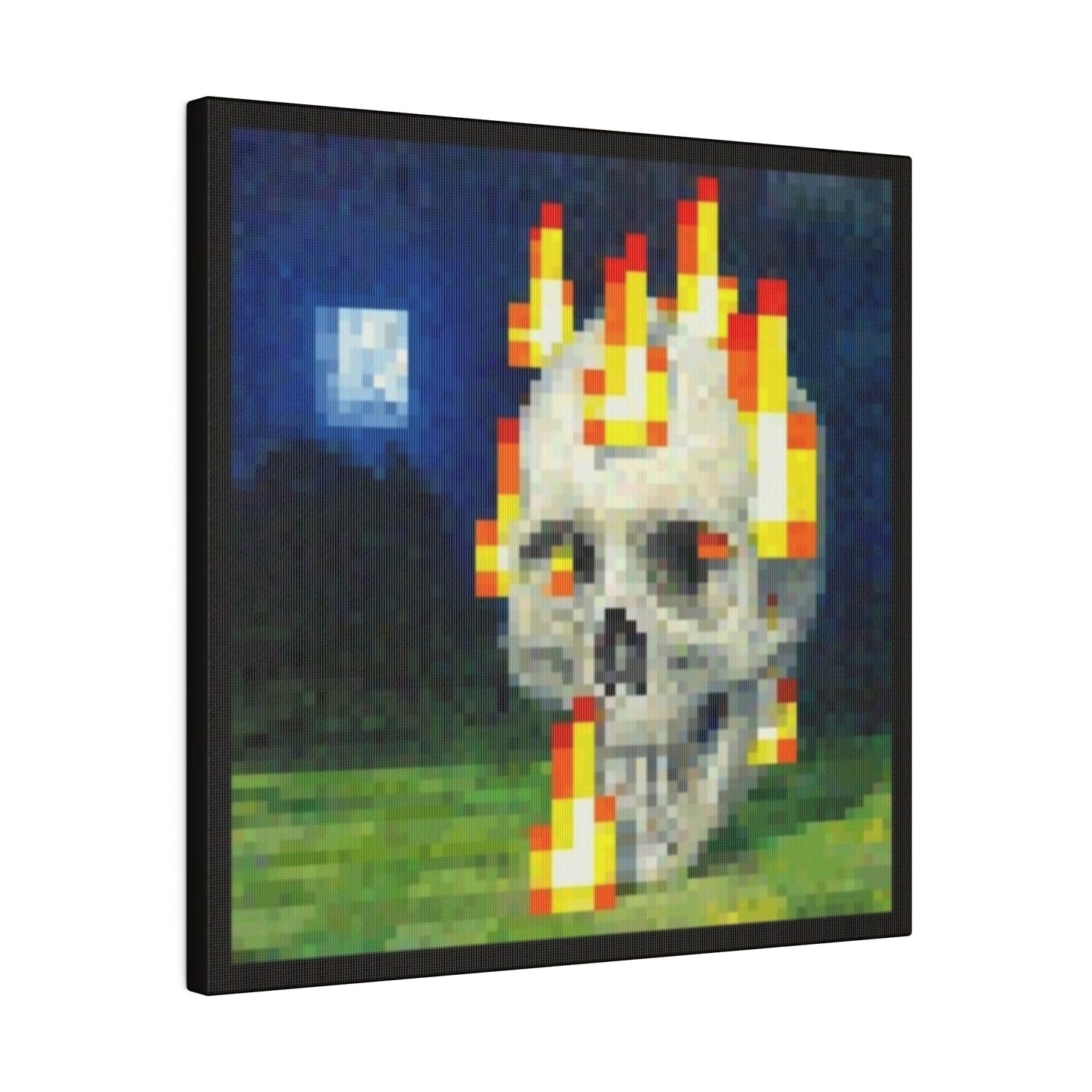 “Skull on fire” - Canvas