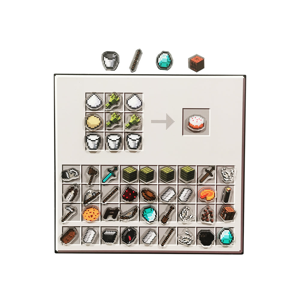 Creative Crafting Table Fridge Magnet My World Mini Magnetic Props Crafting Pack